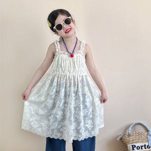 [베이비맥스] 샤르 스트랩 시스루 원피스 R14550