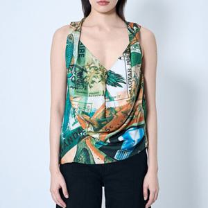 25 SS 키코 코스타디노브 Markarian 마카리안 브이넥 실크 블라우스 KKWSS25TP02 41