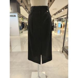 [ZOOC]쥬크 백밴딩 트임 H라인  롱스커트 (Z252MSD038)