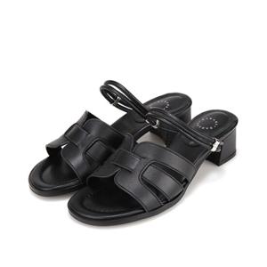 [본사운영] 바바라 양가죽 피셔맨 투웨이 뮬 여성샌들 4cm_AAH352