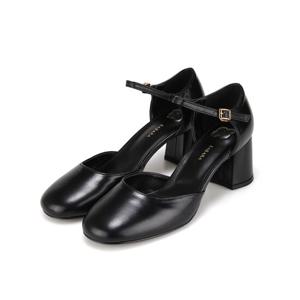[본사운영] 바바라 소가죽 베이직 여성 오픈 펌프스 6cm_BBI207