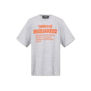 Dsquared2 로고 프린트 크루넥 티셔츠 S74GD1333S22146 857M TP934570868