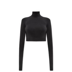 Balenciaga 크롭 긴팔 탑 7891304E2B3 1000 TP944885708