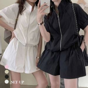KARRA 바스락트랙집업점퍼+숏팬츠SET_A5M0940