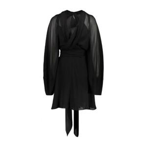 Maison Margiela 긴팔 드레이프 미니 드레스 S51CU0256S54036 900 TP944846809