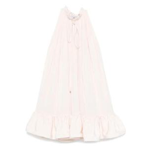 25 SS 랑방 프릴 넥 러플 미니 드레스 RWDRC073477A24 TP439543579