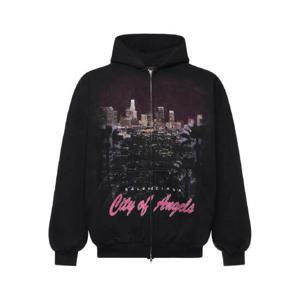 25 SS 발렌시아가 zip up hoodie 744444TSVR61041 TP439563381
