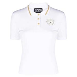 25 SS 베르사체진스꾸뛰르 V 엠블럼 폴로 셔츠 74HAGT08CJ01T TP439578040