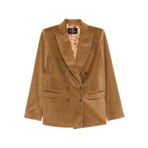 25 SS 에트로 코듀로이 더블 브레스티드 블레이저 WRCA001099TUEM4 TP439526802