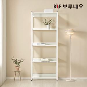 보루네오 아이든 시스템 행거 철제 드레스룸 800 5단 선반장