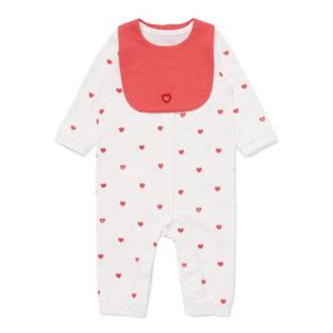 블루독베이비 10 25FW가을신상 (RD) 하트뱀부세트우주복 (45A70041030)