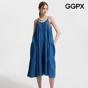 GGPX  썸머 뷔스티에 데님 원피스 (GP6OP051F)