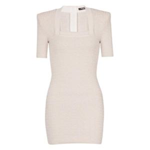 발망 미디 원피스 EF1R6135 KI02 GUS NUDE NUDE BRILLANTE Beige