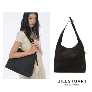 [질스튜어트] 블랙 나일론 리본 포인트 숄더백 L JABA5F200BK