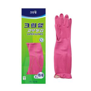 크린랩 고무장갑 특대 주방 다용도 식품 김장
