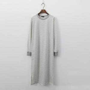 샵앤) 베이직 국산 여성 긴팔 롱원피스 ARA-WDR-3087-그레이