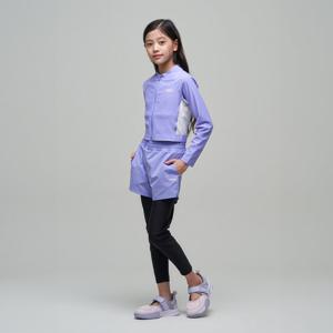[내셔널지오그래픽 키즈] K242GWL610 여아 반바지 롱레깅스 LAVENDER