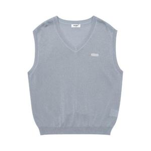 에꼴리에 세이브존03 여름 공용 블루 쿨니트 조끼 23B5001-BL