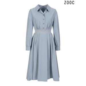 [주크]() 밴딩 셔츠원피스 (Z231MSE006_BL)