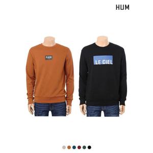 [HUM][HUM]유니) CVC 3단쭈리 아트웍 맨투맨(H173H052A)