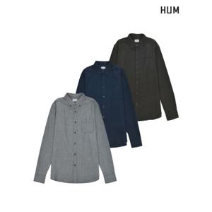 [HUM][HUM]남) 플란넬 코튼 체크 셔츠(H173H211A)