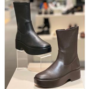 핏플랍24FW F-루마 레더 여성 앵클 부츠 FFSO4F622 2종택일