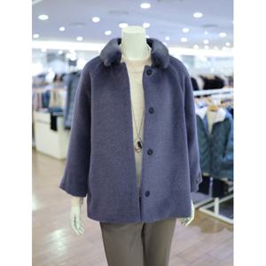 [아르테] 여성 밍크 카라 알파카 코트 DQDPWH920