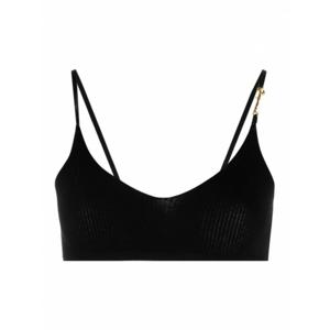 [JACQUEMUS] 여성 탑 탱크 Le 방도 pralu 니트 브라렛 231KN5022060990 블랙 /8