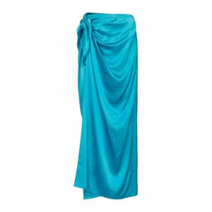 [BALENCIAGA] 여성 니 Length 미디 Blue 실크 Easywrap 스커트 658183TKN014407 /8