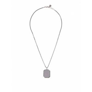 [ALEXANDER MCQUEEN] 남성 목걸이 Chokers 플라크 로고 730102J160Y0446 실버 /8
