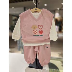 [블루독베이비] 25 SS (핑크) 러브도기 3세트   출산 조카 백일 돌 선물 간절기 봄 신상 (4511361102) ch 2