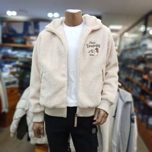 [지프](공용 )   뽀글이 속퀄팅누빔 후드점퍼 JP4JPU260IV