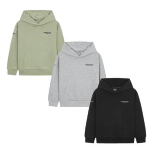 [디스커버리키즈-US] DKTR35051 키즈 에센셜 스몰로고 트레이닝 후드티셔츠