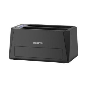넥스트유 크발소 2베이 SSD HDD 하드 도킹스테이션 하드카피 복사기