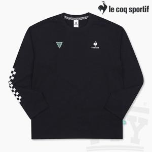 [르꼬끄 스포르티브]르꼬끄 씨클리즘 CDV와펜 긴팔티 QP123CRL31 BLK