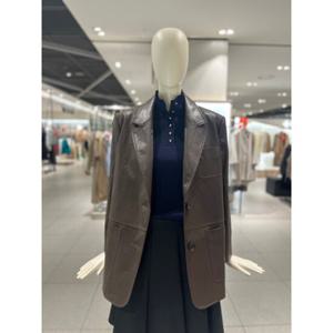 [씨씨콜렉트] C251PSF154 에코 레더 테일러드 자켓