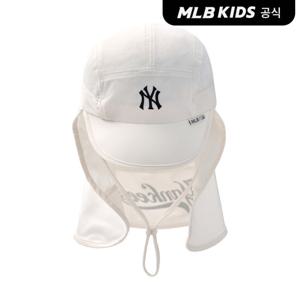 [MLB키즈 공식] 25SS 메쉬 배색 썸머 플랩캡 NY (White) 7ACPB0253-50WHS