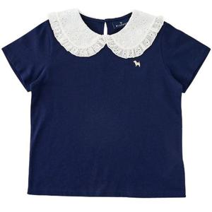 [블루독]블루독 레이스 카라 반팔 티셔츠(24315-332-57)_NY