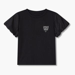[지컷]볼륨 슬리브 레터링 포인트 티셔츠[7255240104]_GSGR