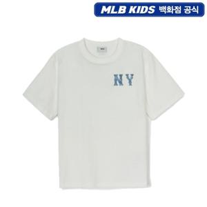 [MLB키즈]모노그램 데님 쿠퍼스 빅로고 티셔츠 (7ATSM0953)