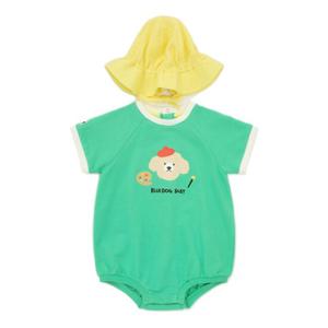 블루독베이비 10 25SS여름신상 (GN)아티스트도기 바디수트 (4531360411)