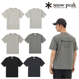 스노우피크 씬테크 베이직 반팔 티셔츠 (S25MUSTS31)