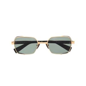 Balmain Eyewear 사이드 패널 타원형 프레임 안경 BPS117A