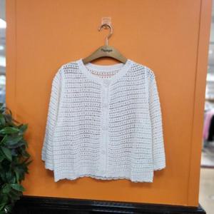 파파야 DP01 그물 가디건 PNPRCD012B
