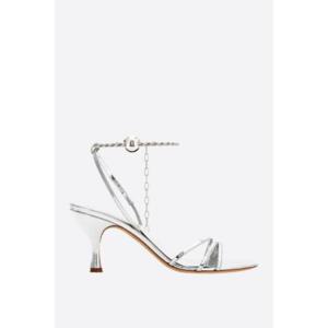 FERRAGAMO 데니스 라미네이트 가죽 샌들 01H441 004DENISEARGENTO1C