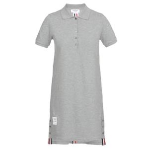 Thom Browne 비대칭 밑단 미니 폴로 드레스 FJD027A00050 055 TP934675957