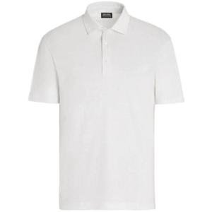 25 SS Zegna 플레인 버튼 플래킷 폴로 셔츠 E7345A5BCT724 TP432363794