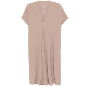 25 SS 릭오웬스 모노키트 V넥 미디 드레스 RP01E7556CC TP434858858
