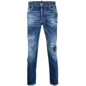 25 SS 디스퀘어드2 디스트레스드 슬림 컷 진 S71LB1275S30872 TP432040101