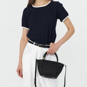 [헤지스]클래식 블랙 나일론 토트겸 숄더백 S HIBA5F231BK